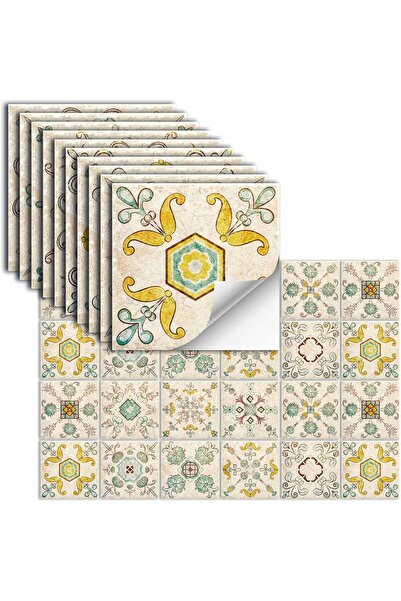 Arabest Tile Stickers, Self-adhesive VInyl Wall Stickers, Suitable for Kitche...