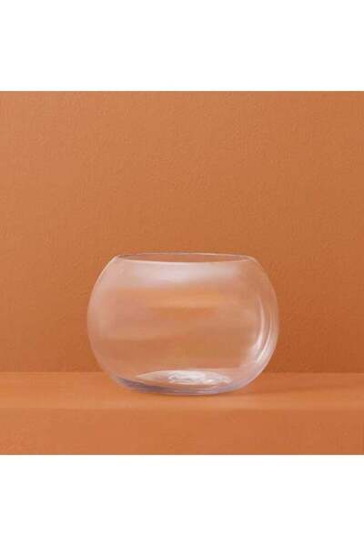 Danube Home Vetro Clear Glass Bowl - 34X17.5Cm Elegant Decorative Home Access...