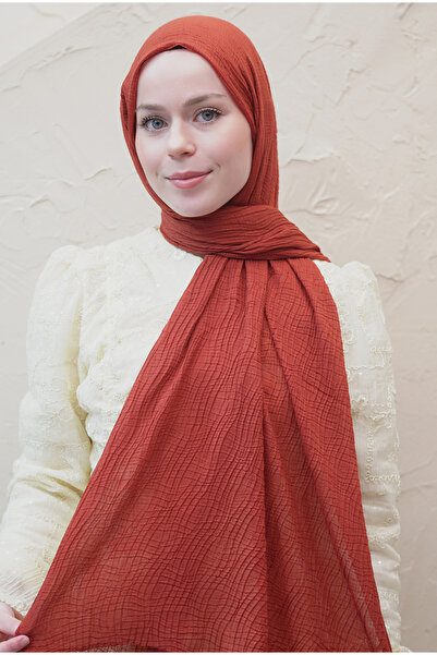 efdal şal eşarp Waffle Pattern Dubai Cotton Shawl