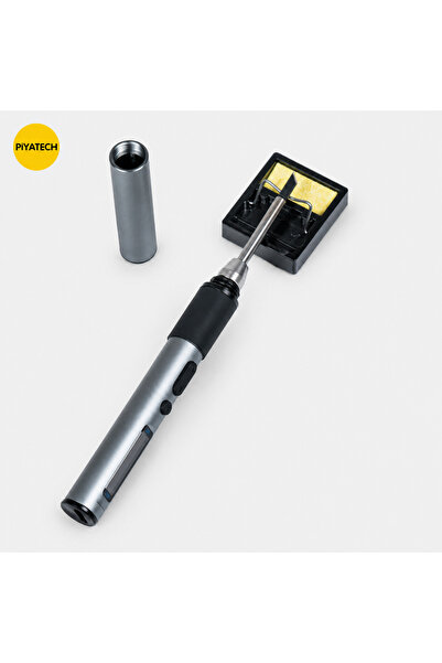 PİYATECH 65W USB-C Taşınabilir Havya Seti – Dijital Ekranlı, Ayarlanabilir Sı...