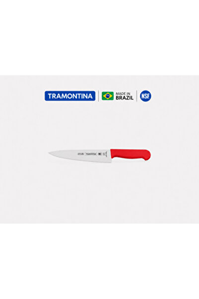 TRAMONTINA سكين برازيلي 6 انش لون احمر
