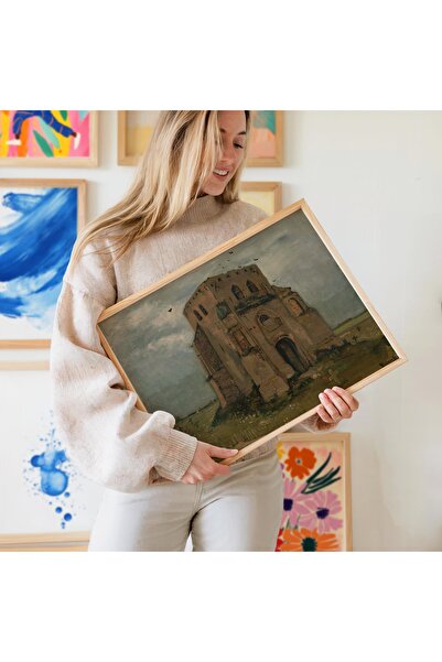 Pegziz Vincent van Gogh Turnul bisericii vechi din Nuenen Tablosu |   Poster ...