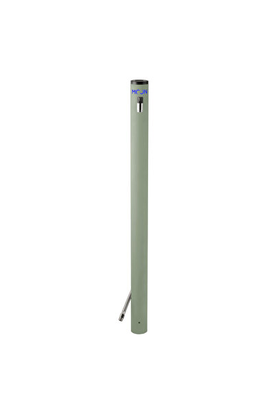 Colortap Coloană de apă pentru grădină din aluminiu cu iluminare LED, verde kaki