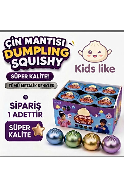 Kids Like ÇİN MANTISI CHINESE DUMPLING SQUISHY-SÜPER YUMUŞAK STRES OYUNCAĞI