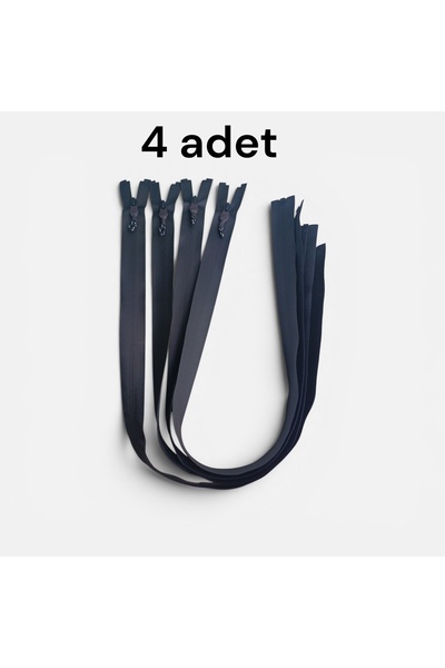 PJAUTHENIC 4 adet 75 cm su geçirmez waterproof fermuar 75 cm