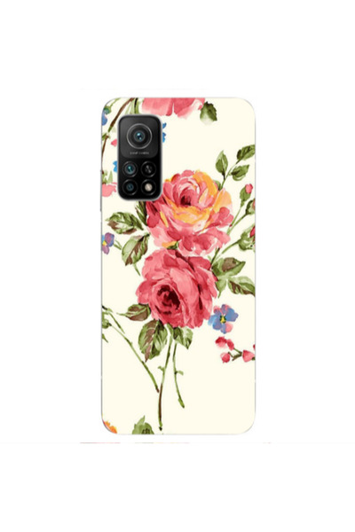 Other Xiaomi Mi 10T Pro Violet and rose Transparent Silicone TPU Θήκη