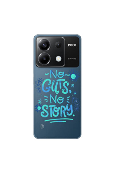Other Xiaomi Poco X6 5G No guts no story Transparent Silicone TPU Θήκη