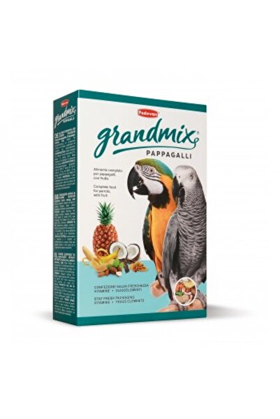 Padovan Hrană pentru papagali mari, GrandMix Padovan, 600 g