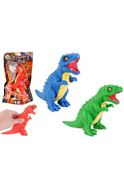 OEM Figurina dinozaur elastic Pro Kids multicolor 14x23cm set senzorial copii 3+