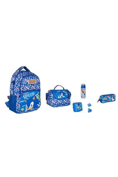 GENC DIJITAL BASKI Sonic school bag set (5 pieces)