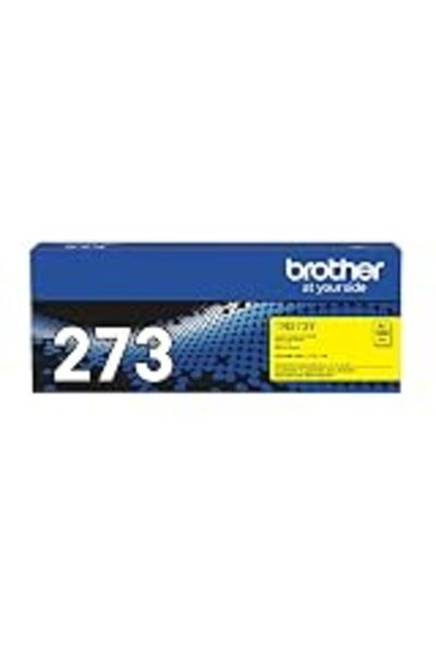 Brother Genuine TN273Y Standard Yield Yellow Toner Cartridge, 1,300 Page Yiel...