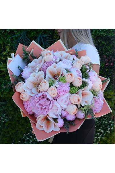 Özdemir Çiçek Sweet Serenity Bouquet- Yapay Çiçek Buketi