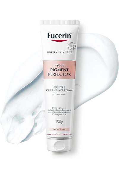 Eucerin Even Pigment Perfector Facial Gentle Cleansing Foam, Removes Makeup &...