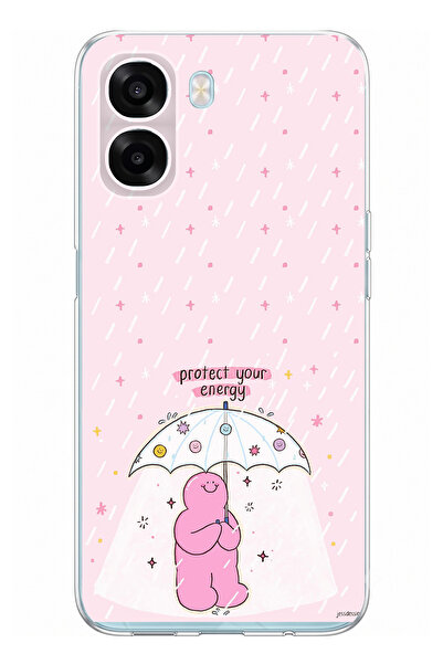 TechTree Oppo A6T - A6X Uyumlu Protect Your Energy Tasarımlı Baskılı Silikon ...