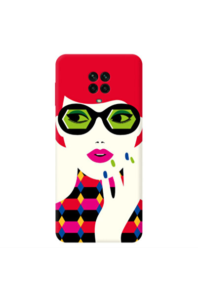 Other Xiaomi Redmi Note 9S Red hair girl Transparent Silicone TPU Θήκη