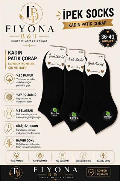 İpek 3'LÜ KADIN ÇORAP