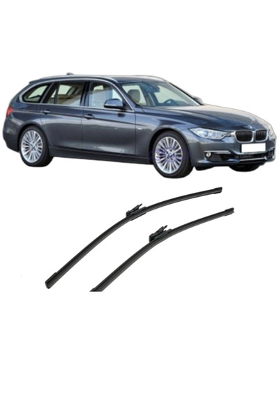 Bosch Set of car wipers for BMW Series 3 Touring Van (F31) from 2012-2019, fo...