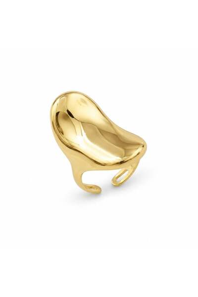 neslyaccessories Big Form Gold Ring