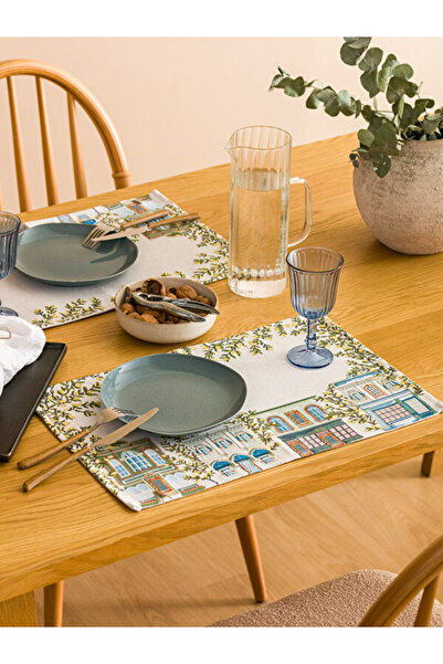 LC Waikiki Esvab • Modern & Distinctive Printed American Service Set of 2 33X...