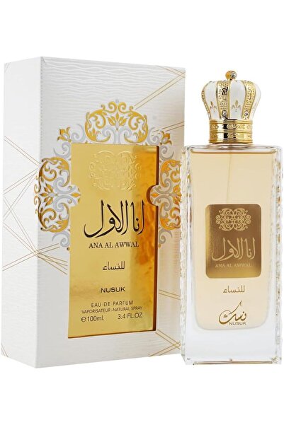 Nusuk Ana Al Awwal Gold Eau De Parfum for Women | Long Lasting Perfume with F...