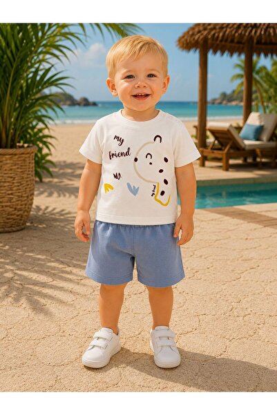 DimpleBaby My Friend Shorts Baby Set 0-24 Months 100% Cotton Summer