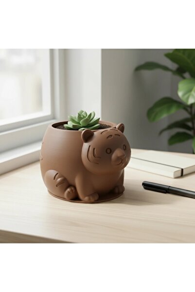 OEM Mini Ghiveci Decorativ Pui de Tigru Imprimat 3D pentru Plante Mici