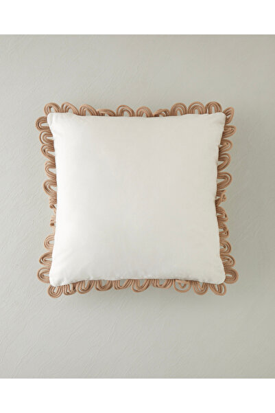 English Home Zuma Kırlent Kılıfı 45x45 cm Bej