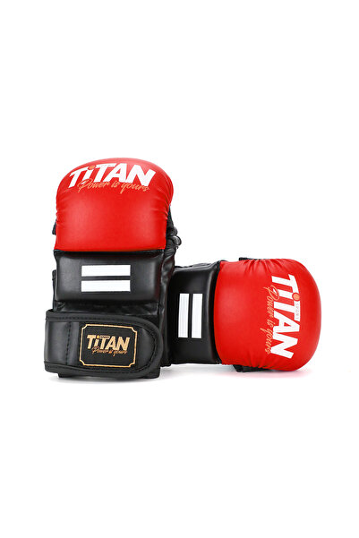 Titan Sport MMA Eldiveni Kırmızı Siyah Kaplumbağa Model