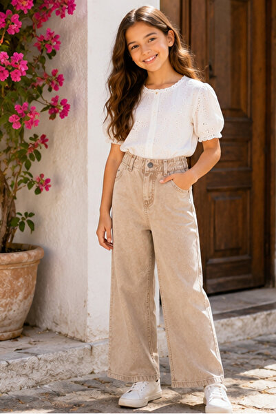 Cortigiani Girls Denim Pants