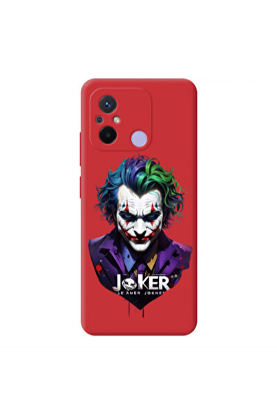 Other Xiaomi Redmi 12C Le amer Joker Red Colored Silicone TPU Θήκη