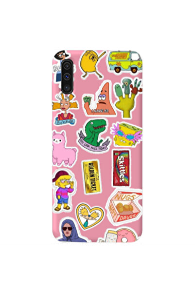 Other Samsung A70 best cartoons Pink Colored Silicone TPU Θήκη