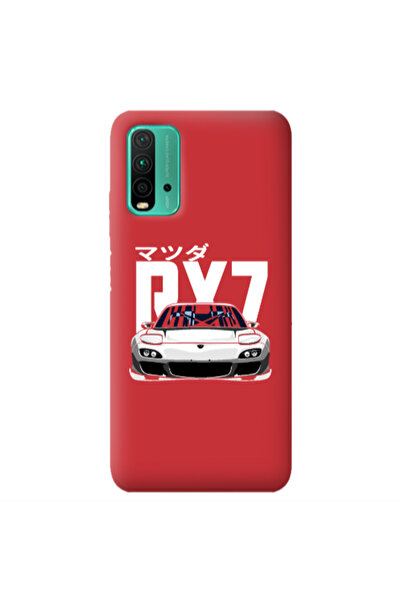 Other Xiaomi Poco M3 Car Rx7 Red Colored Silicone TPU Θήκη