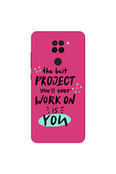 Other Xiaomi Redmi Note 9 The Best Project Fuchsia Colored Silicone TPU Θήκη