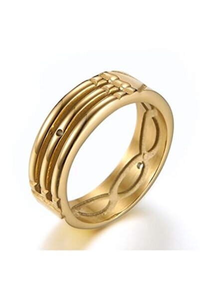 OEM Inel Auriu Creativ Atlant, Design Geometrie Sacră, Unisex, Mărime 6 cm
