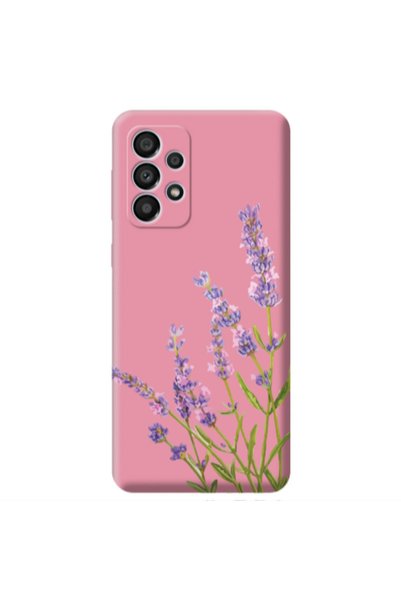 Other Samsung A53 Flowers 8 Pink Colored Silicone TPU Θήκη