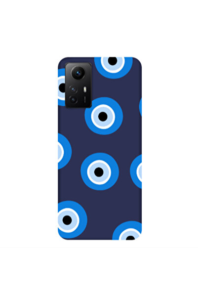 Other Xiaomi Redmi Note 12s Evil eyes beads Dark blue Colored Silicone TPU Θήκη