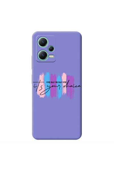 Other Xiaomi Redmi Note 12 Pro 5G One Day Or Day One Purple Colored Silicone ...