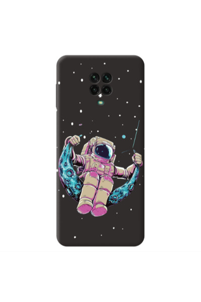 Other Xiaomi Redmi Note 9 Pro Astronaut swinging on the moon Black Colored Si...