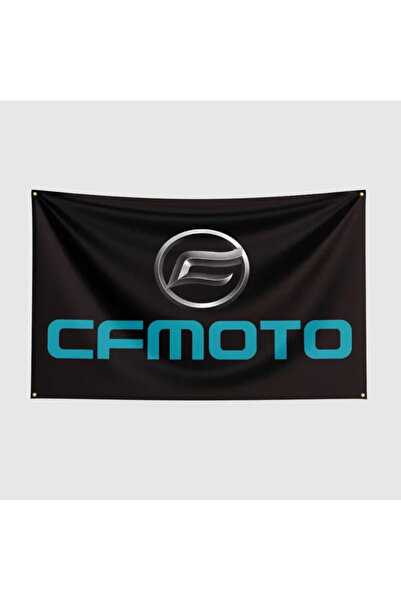 OEM Σημαία διακοσμητική CFMOTO flag Decor 60x90cm Μαύρη