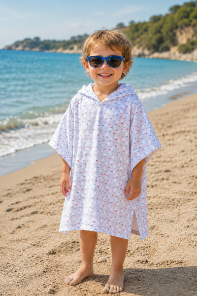 MAMA PADRE Müslin Çocuk ve Bebek Panço Unisex Model - Bebek & Çocuk Plaj ve B...