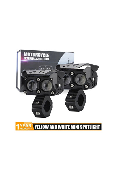 OEM LED διπλοί προβολείς μοτοσυκλέτας Hi/Lo 12V 4500LM 40w Σετ 6500K 3000K RR70