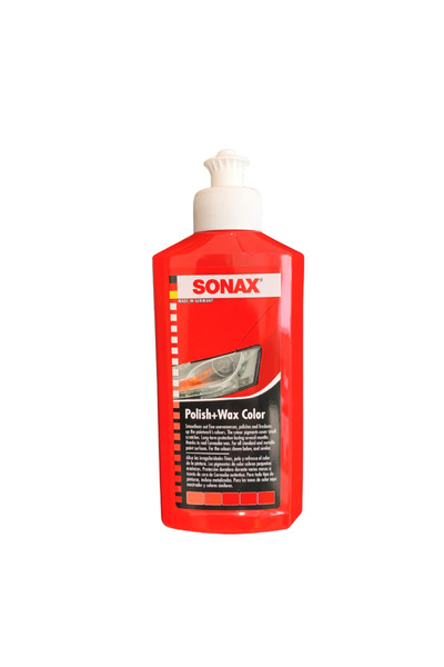 Sonax Γυαλιστικό με κερί & χρώμα κόκκινο NanoPro 250ml