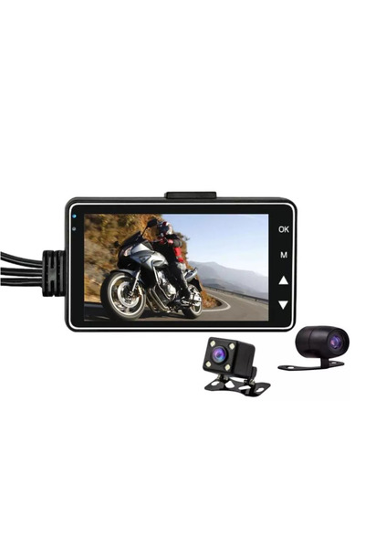 OEM MT80 1080P Καταγραφικό Μοτοσυκλέτας DVR με δύο κάμερες Αδιάβροχες
