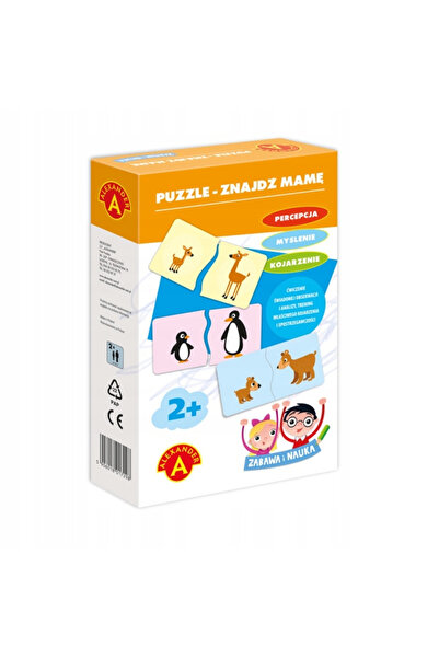 ALEXANDER Puzzle Gaseste-ti mama si invatare, Alexander, 48 piese