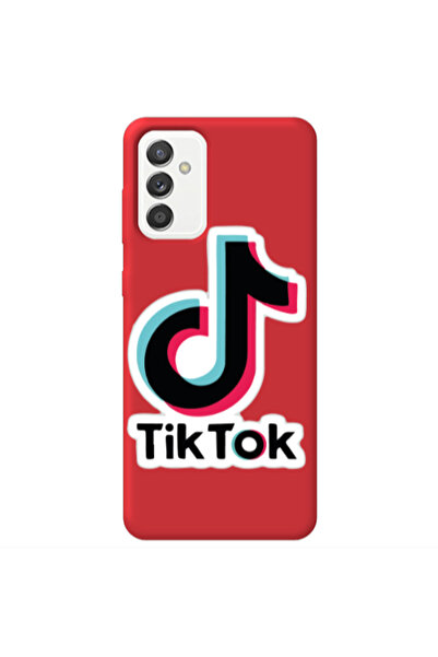 Other Samsung M13 Tik Tok Red Colored Silicone TPU Θήκη