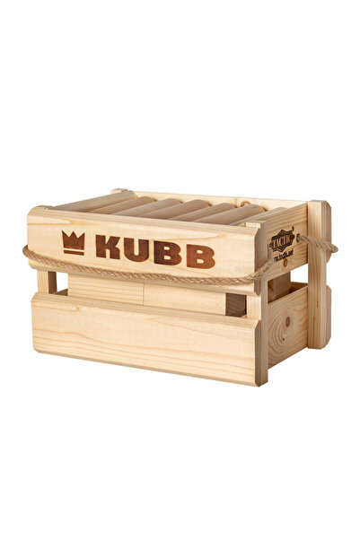TACTIC Joc de societate KUBB în cutie de lemn [JOC DE SOCIETATE PE PLAN]