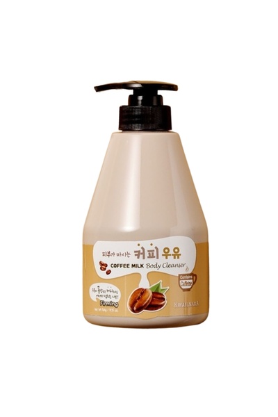 Kwailnara Gel de duș cu cafea și lapte, cu efect de fermitate, cu cafeină, 560 g