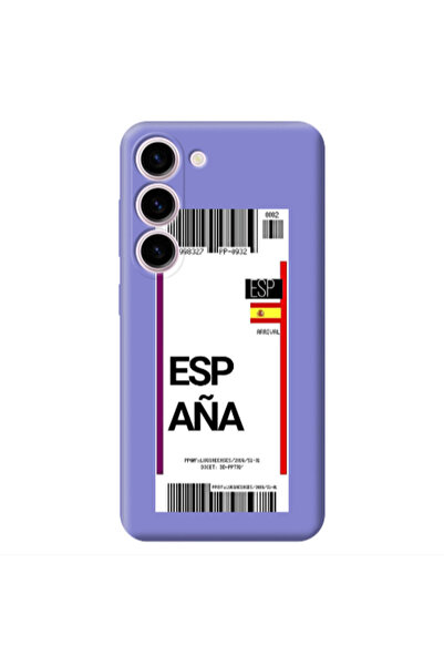 Other Samsung S24 Espana Arrival Purple Colored Silicone TPU Θήκη
