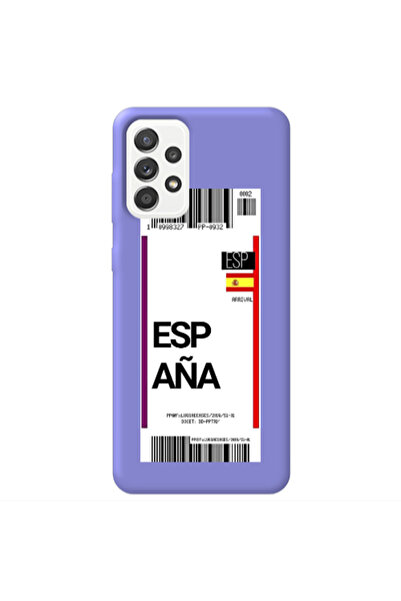 Other Samsung A52 Espana Arrival Purple Colored Silicone TPU Θήκη
