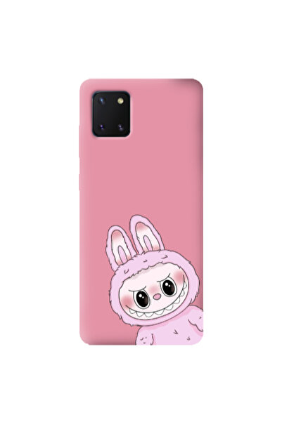Other Samsung Note 10 Lite Labubu 6 Pink Colored Silicone TPU Θήκη